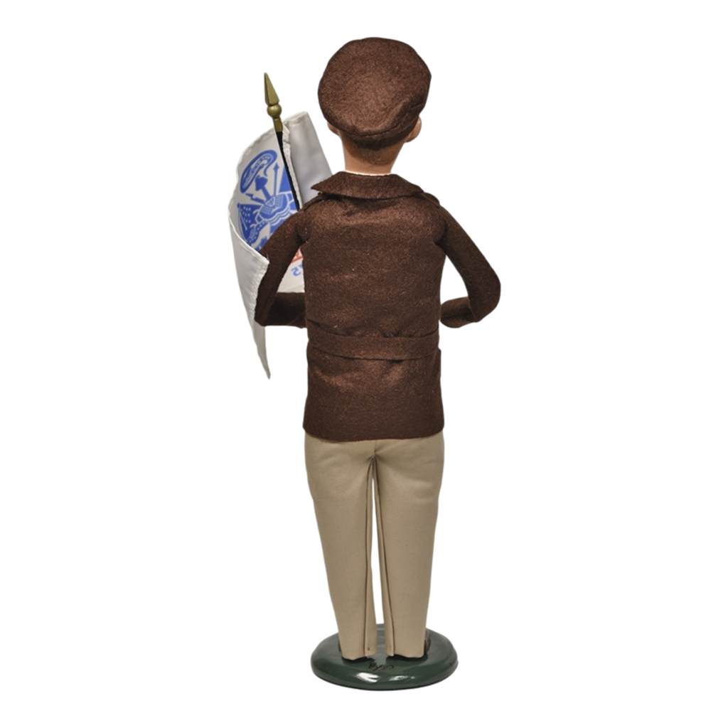 Army Man with Flag