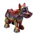Daisy The Dairy Cow  - Rainbow Color