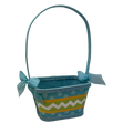 Basket Chevron/Dots Blue - Blue