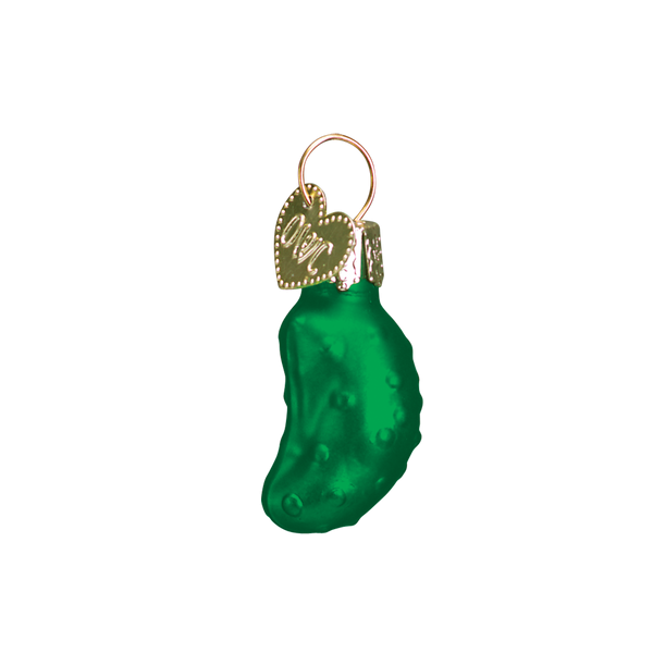Miniature Gurken Pickle Glass Ornament