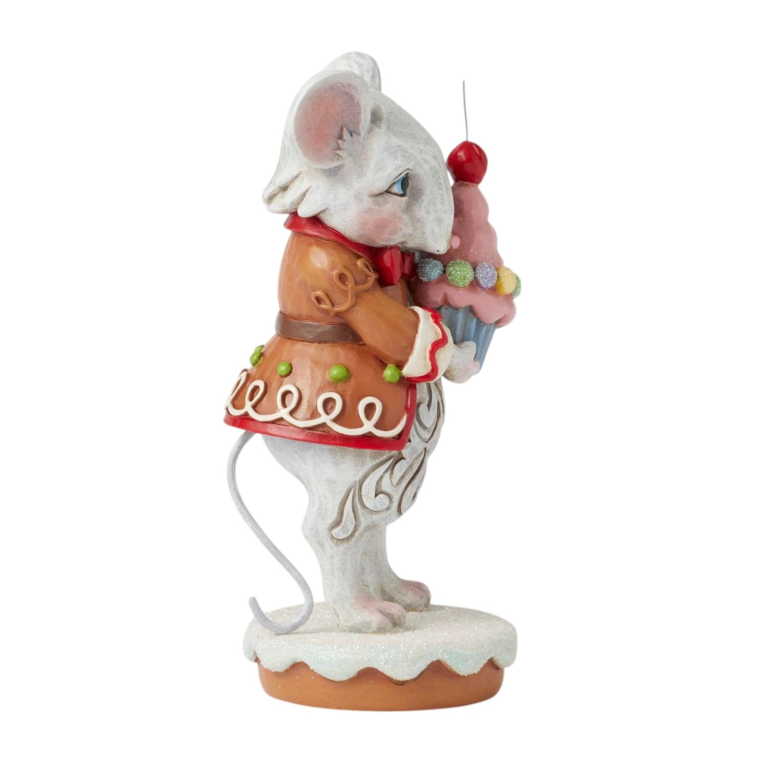 Gingerbread Mouse Figurine - Boy