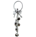 Jingle Bell Door Hanger - Silver