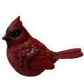 Resin Holiday Cardinal Looking Back