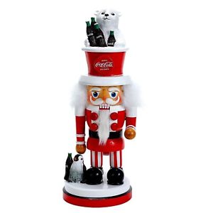 15 inch Coke Nutcracker With Polar Bear