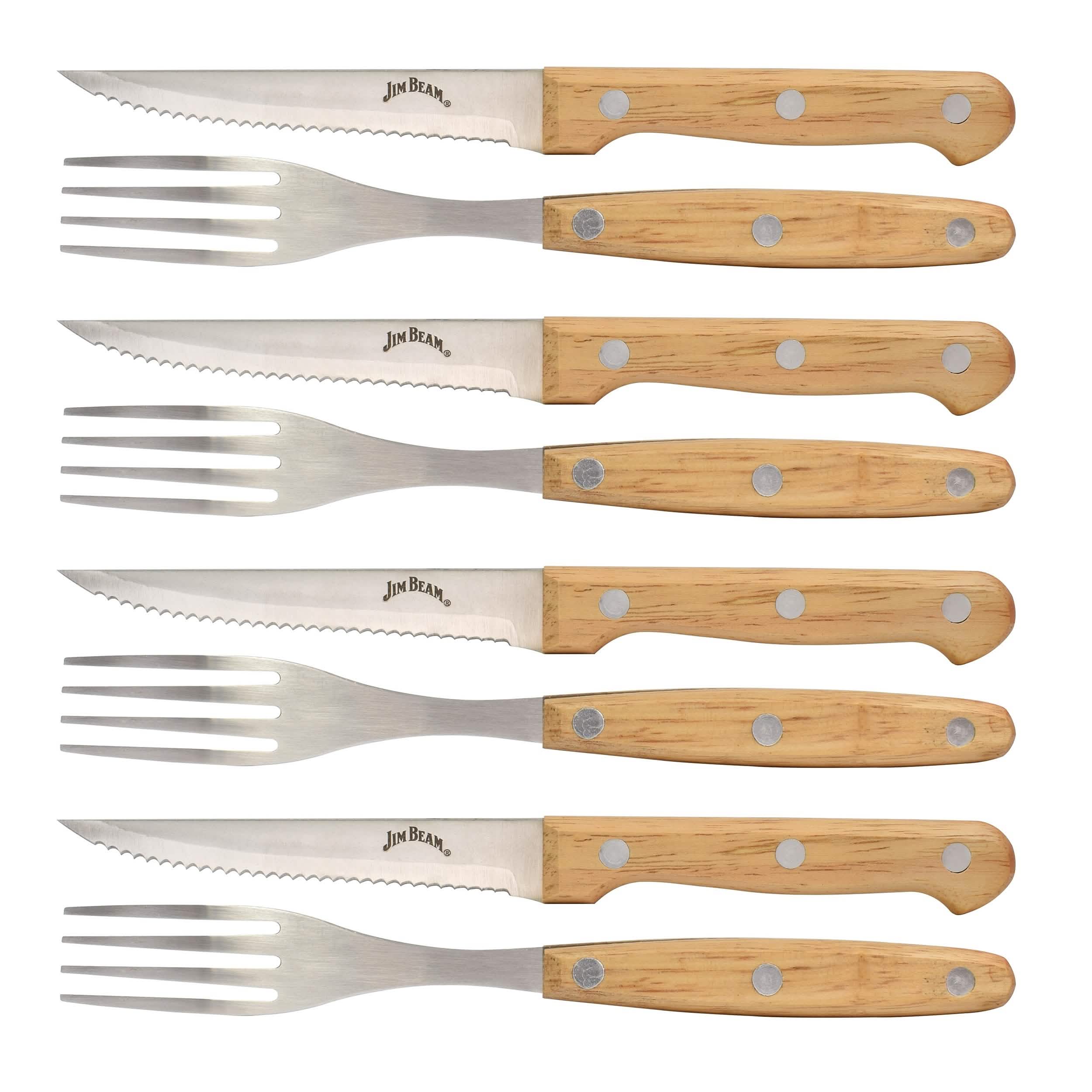 8-Piece Set: Steak Knife and Fork Set