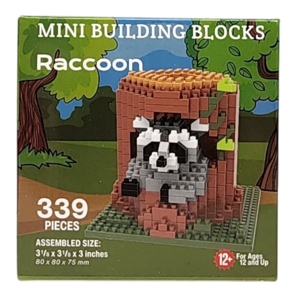 Mini Building Blocks - Raccoon