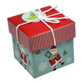 Gift Box Cube for Gift Cards - 3" x 3" - Santa