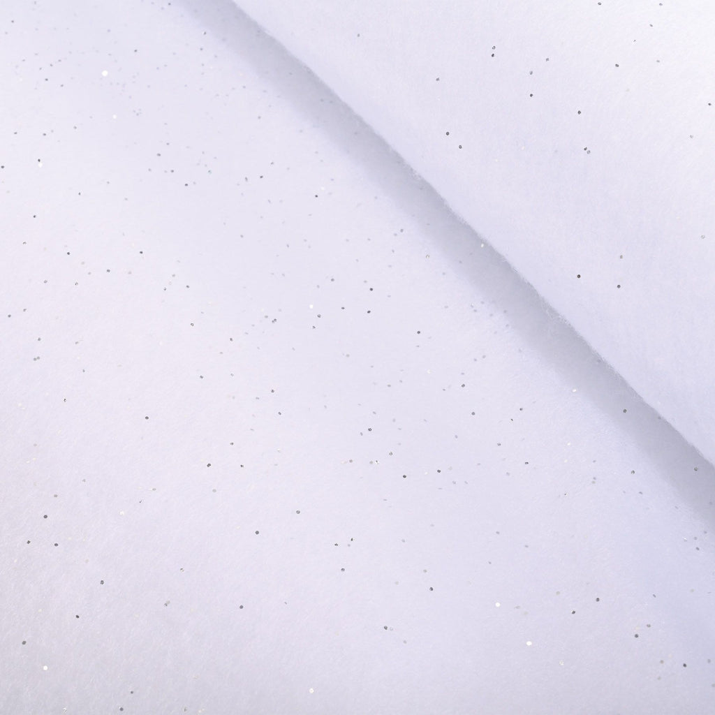 Snow Blanket With Glitter Accents - 8.5 square feet