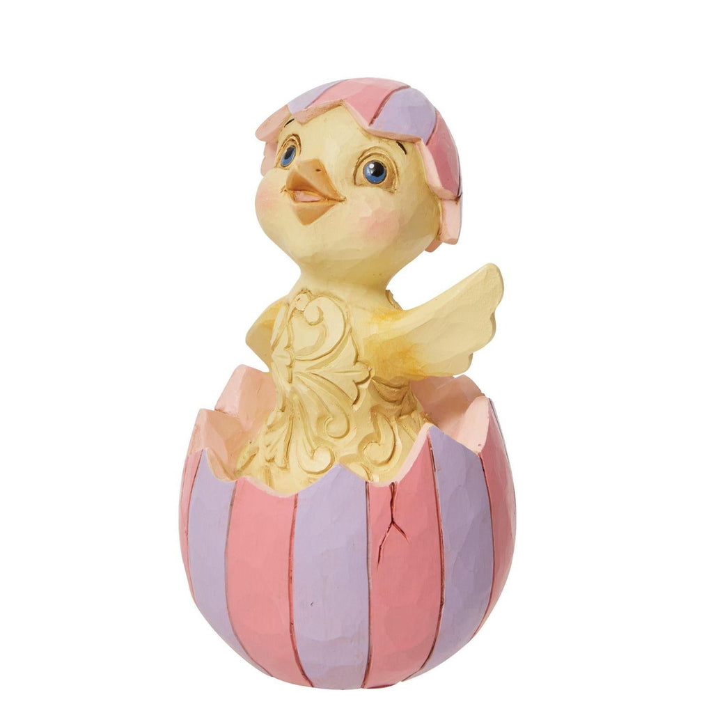 Mini Easter Chick in Egg Figurine