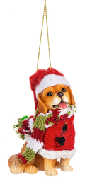 Santa Paws - Dog Ornament - Gold Retriever