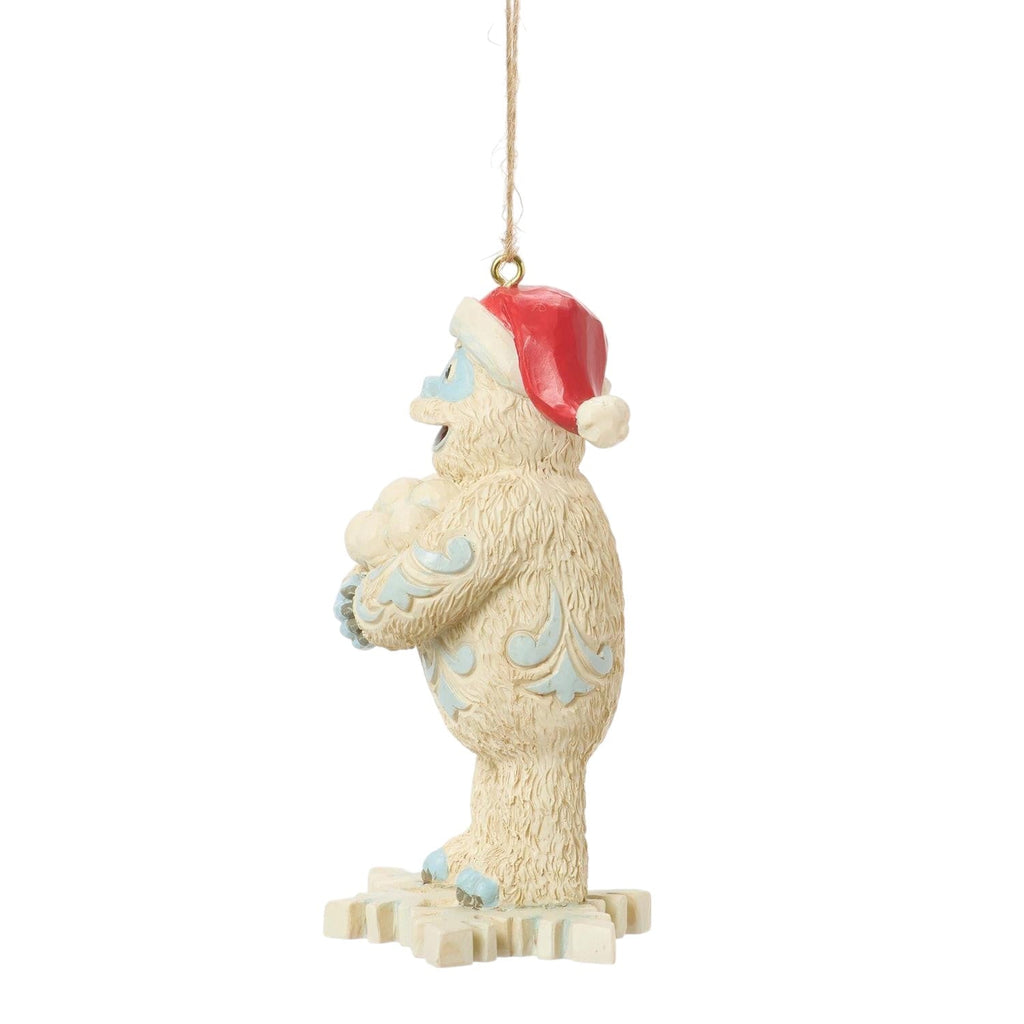 Bumble on Snowflake Ornament