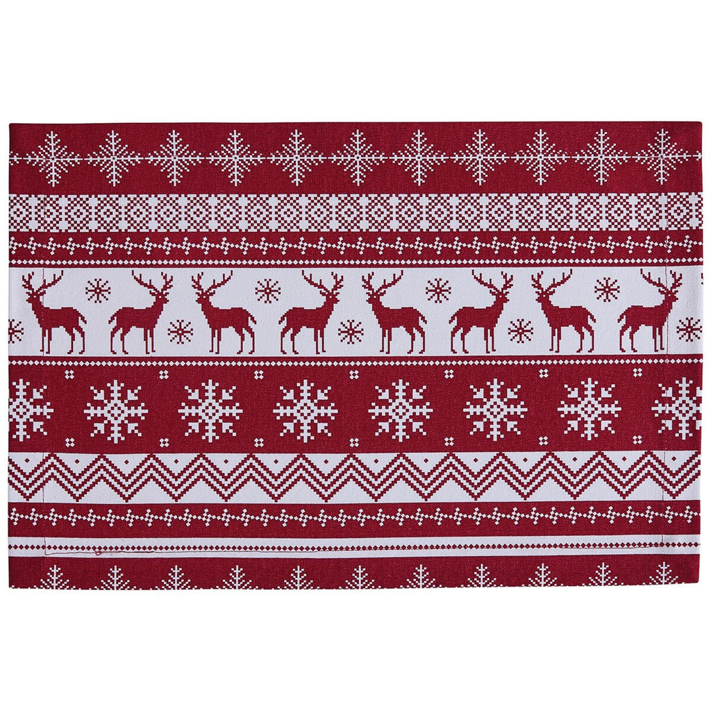 Patricia Heaton Home Holiday Fairisle Placemat