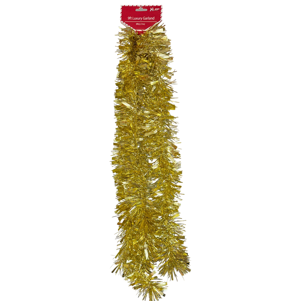 9 Foot Luxury Garland - Gold