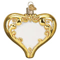 50th Anniversary Heart Glass Ornament