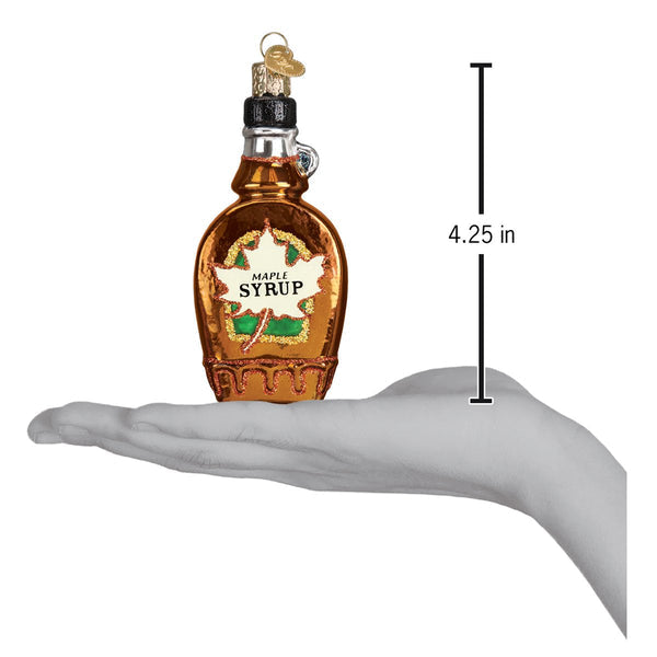 Maple Syrup Glass Ornament