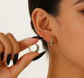 Starry Sky Zircon Earrings