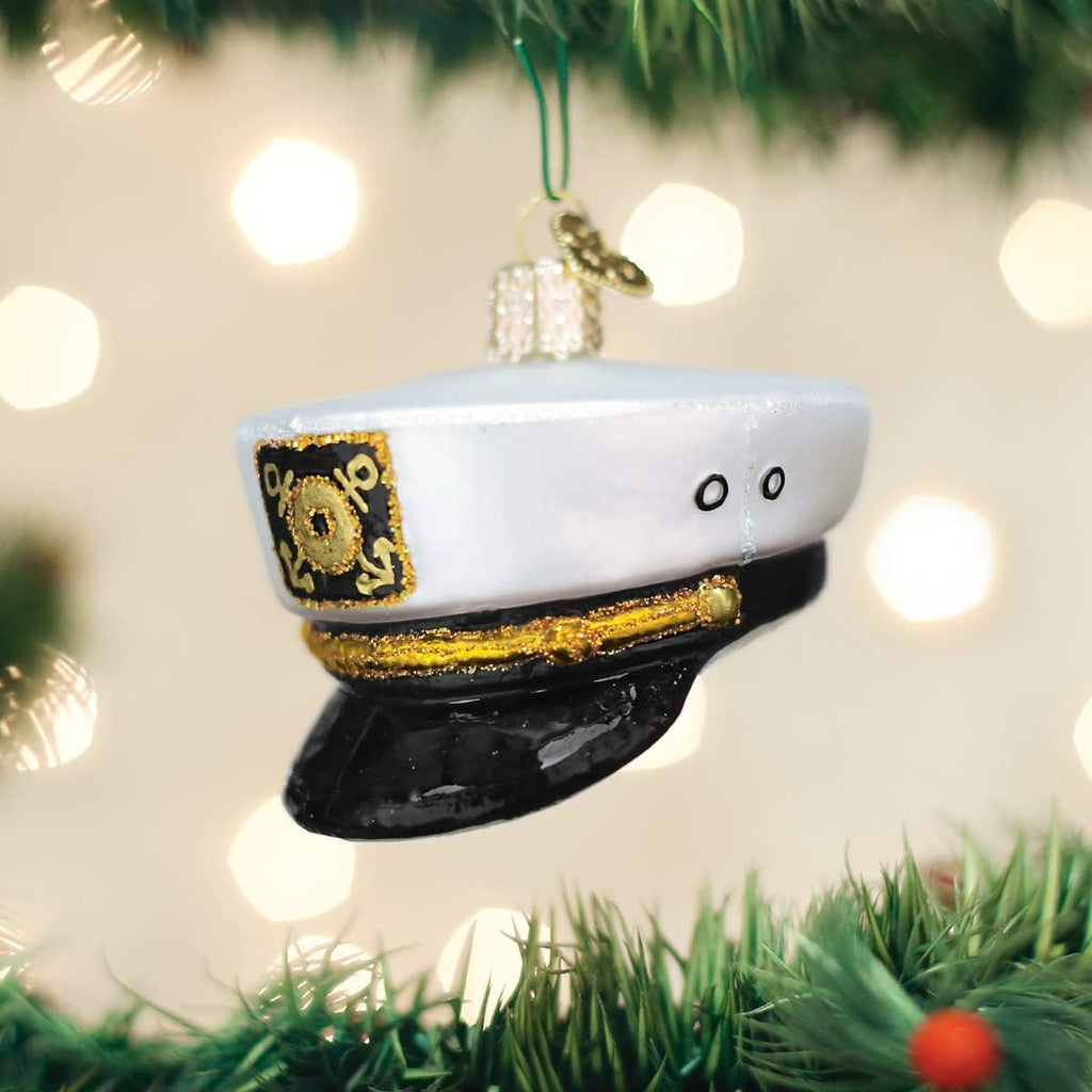 Ship Captain's Cap Ornament