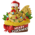 Merry Cluckmas  Ornament
