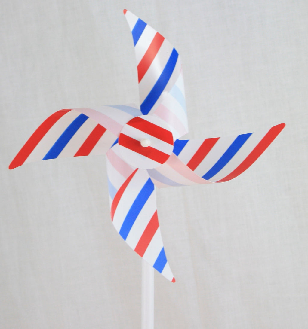 PVC Pinwheel - Blue Gingham