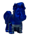 Barnyard Horse- Blue Color