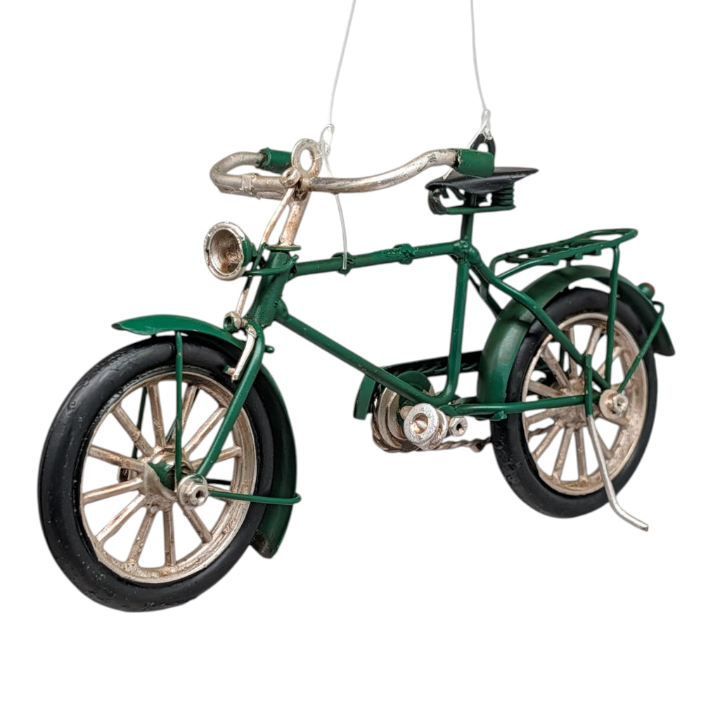 Green Bike Ornaments