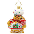 Christopher Radko Little Gem Glass Ornament - Sugary Chef Gem