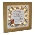 Lighted Holiday Cardinal Block - Those We Love Don't Go Away