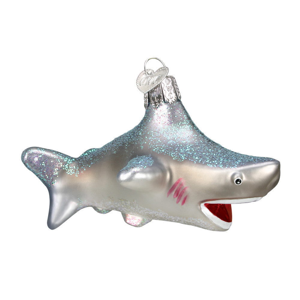 Shark Glass  Ornament