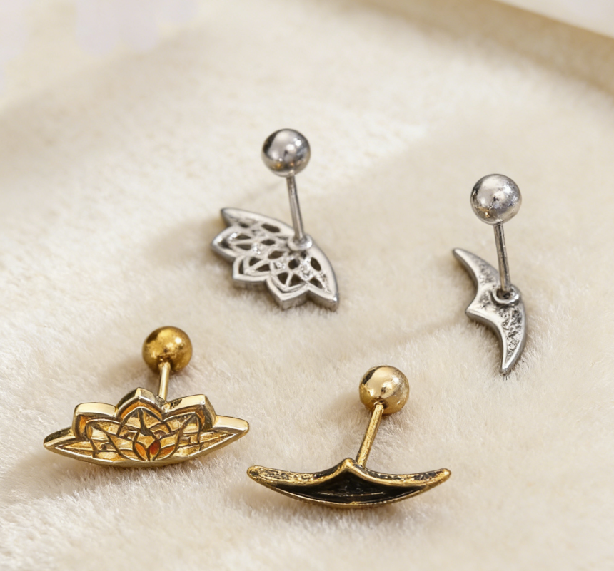 Gothic Hollow Web Earrings for Men and Women