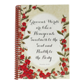 Wirebound 6X9 Unlined Journal - Sweetness for the Soul