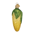 Ear Of Corn Glass Ornament