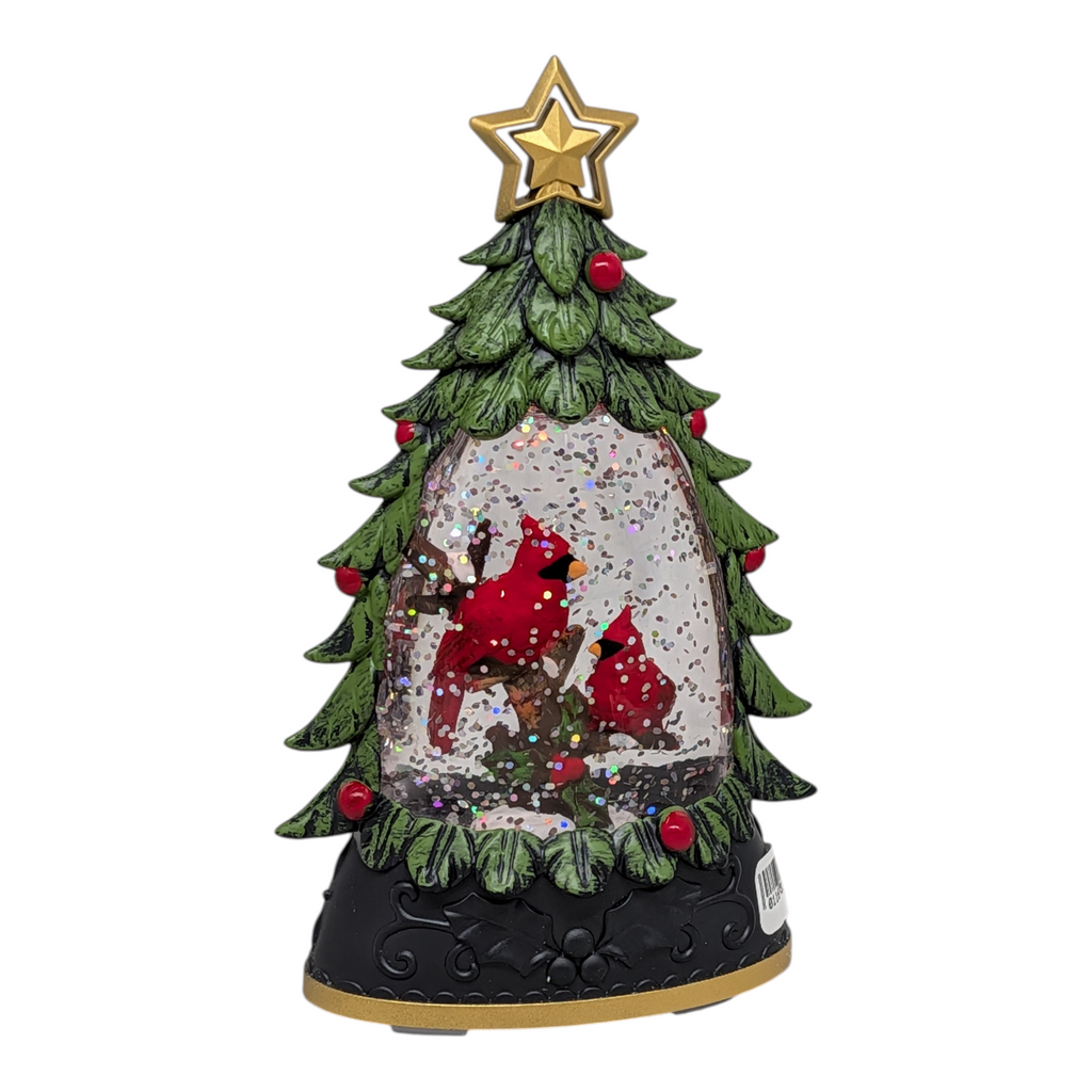 Lighted Tree Shimmer - 6 Inch - Cardinal