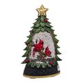 Lighted Tree Shimmer - 6 Inch - Cardinal