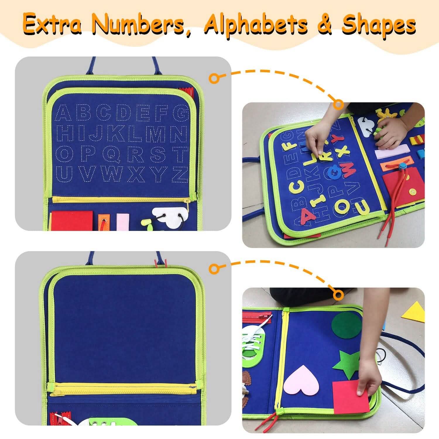 Kids Busy Board Sensory Activity Board Preschool Learning Toys