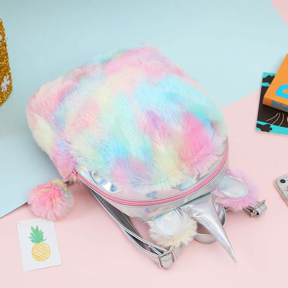 Kids Soft Tie-Dye Unicorn Backpack