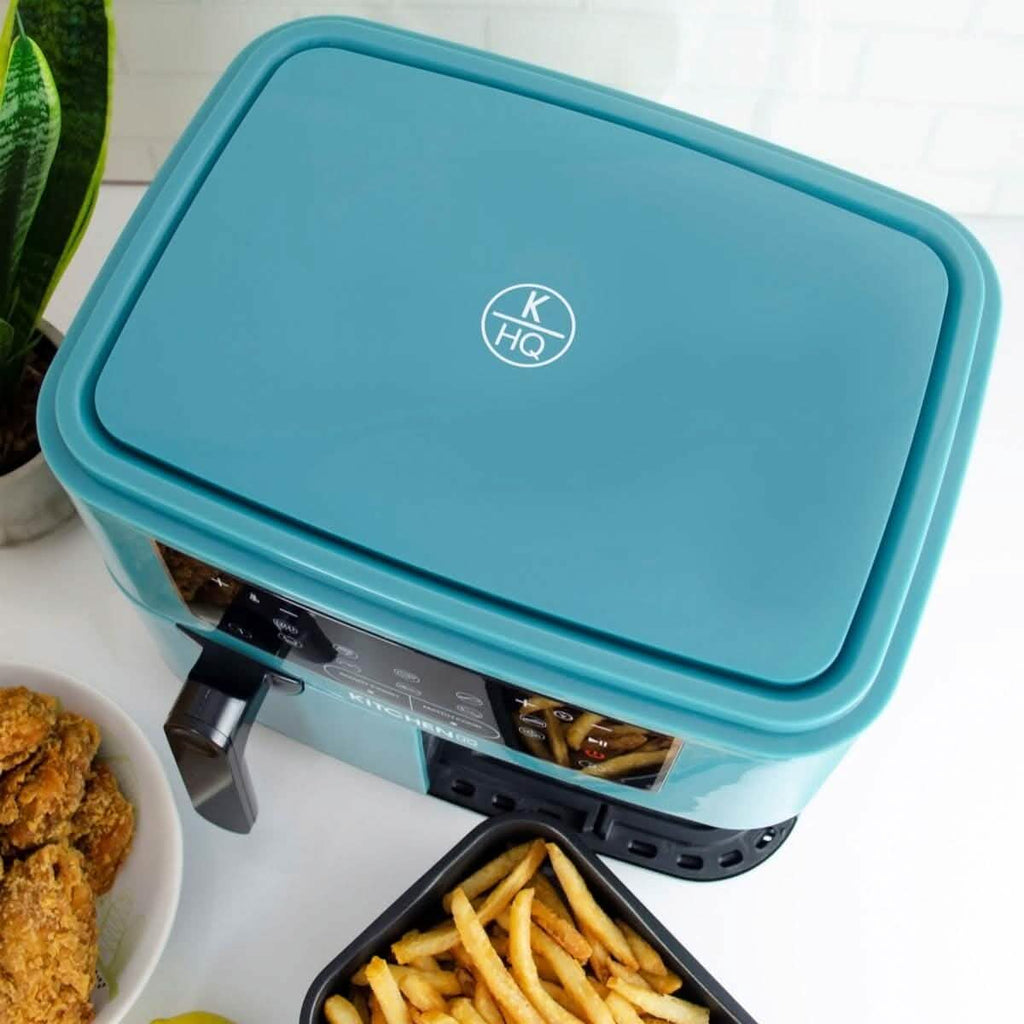 Kitchen HQ 10-in-1 9-Quart Dual Air Fryer with Kebabs (Refurbished)