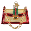 Fashion Purse Glass Ornament