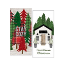 Christmas Money Card Holder - Trees/Cabin