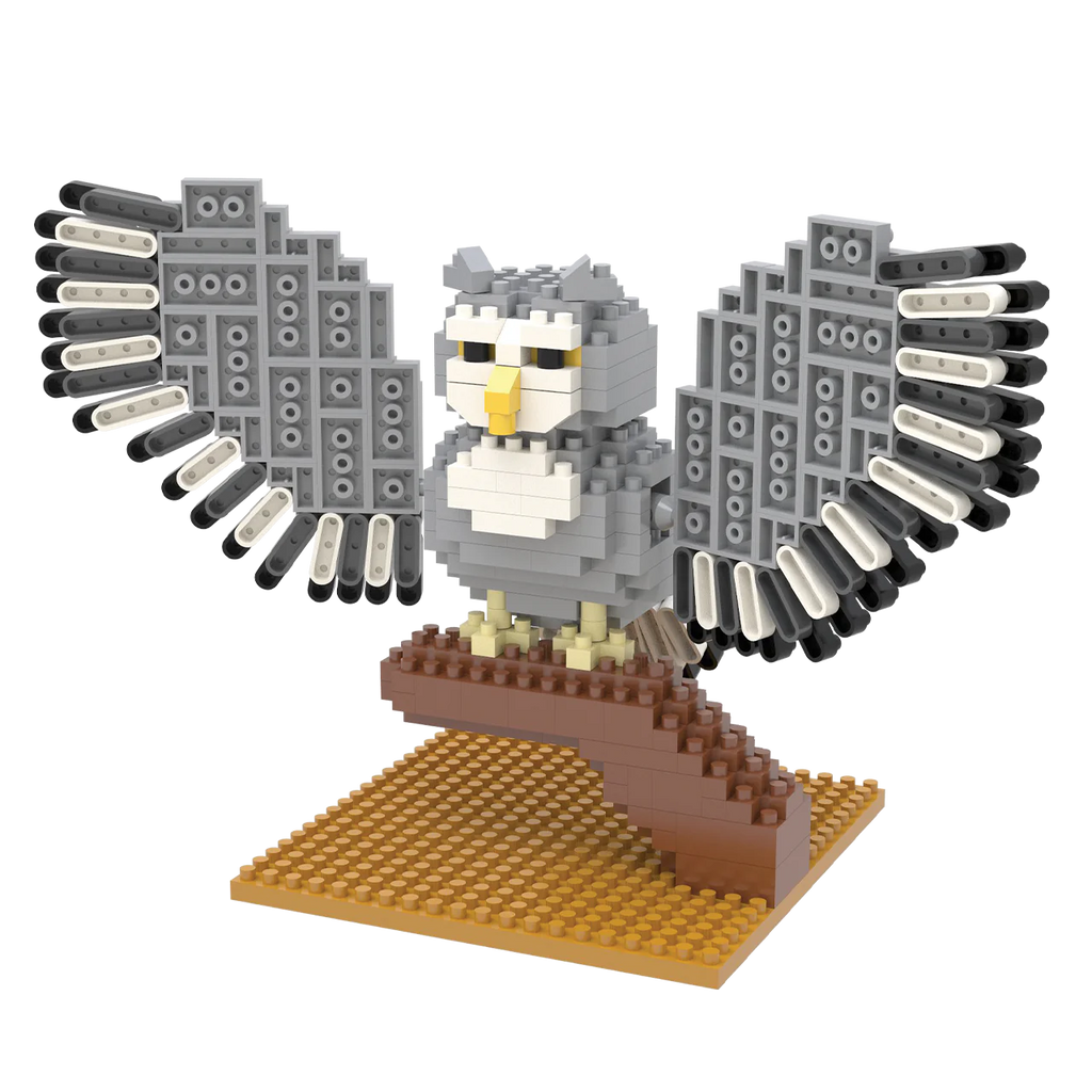 Mini Building Blocks - Great Horned Owl