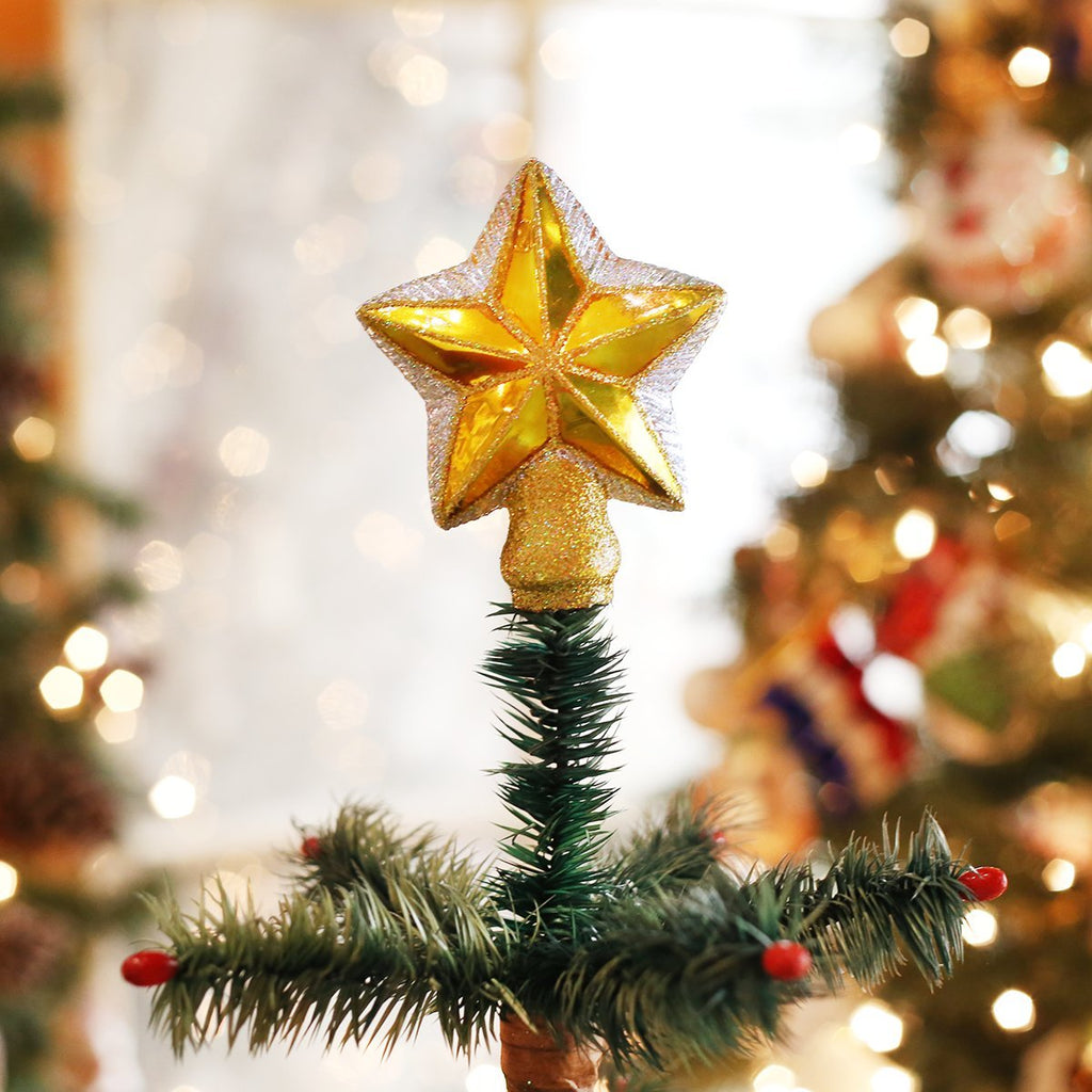 Small Star Glass Tree Topper