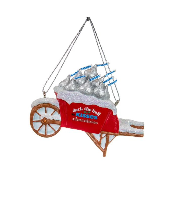 Hershey's Kisses Wheelbarrow Ornament