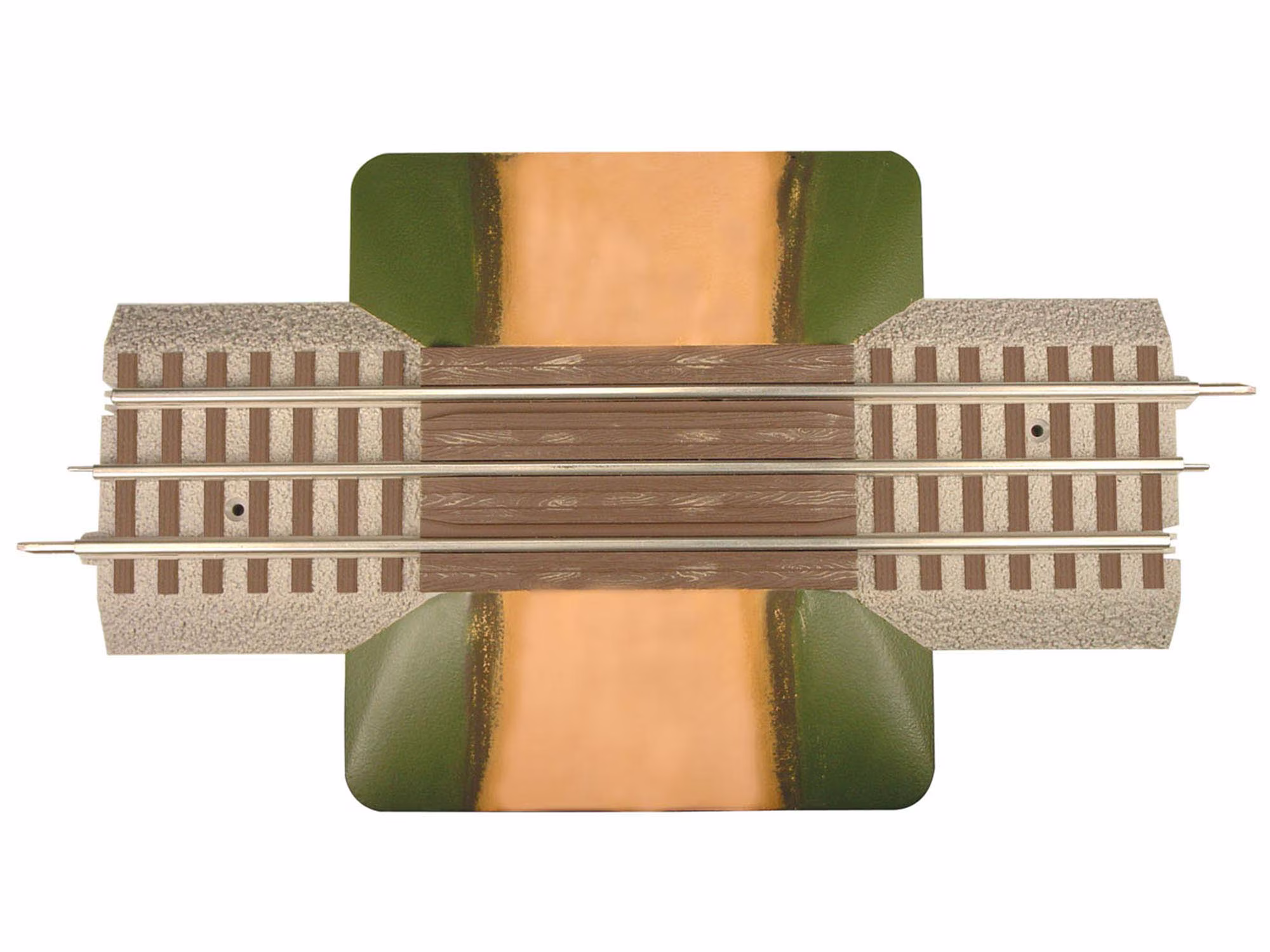 O-Gauge FasTrack  O36 Grade Crossing