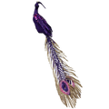 Sequin Peacock Ornament -
