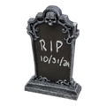 Tombstone Charlkboard - Skull