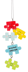 Game Night Ornament - Puzzles