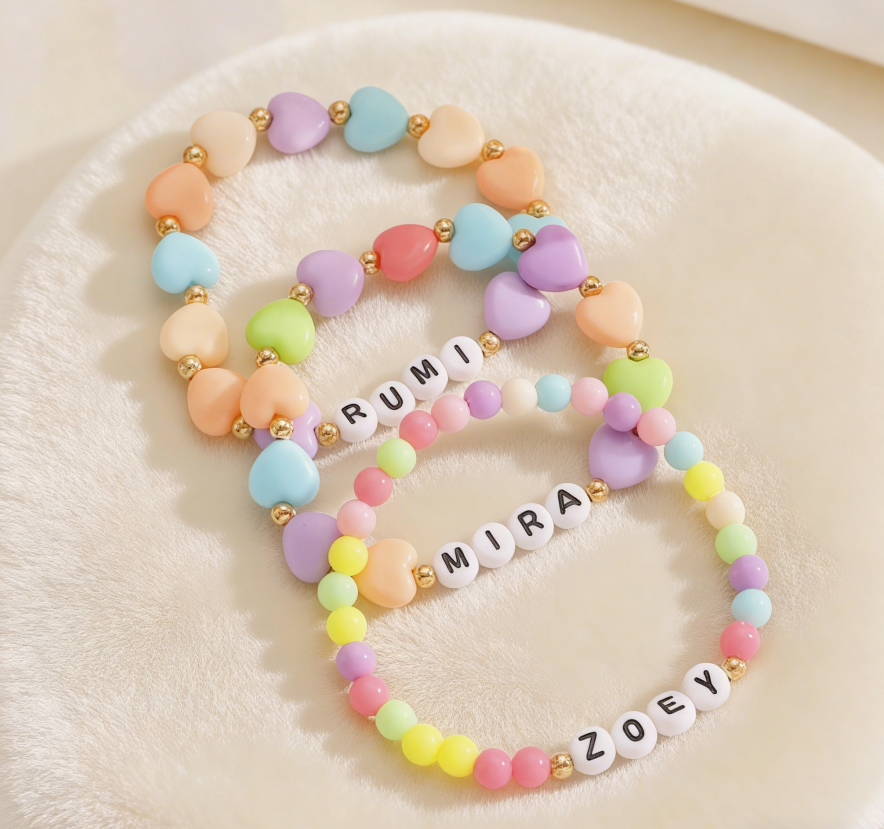 K-POP Girl Group Fandom Beaded Bracelet Set