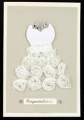 Handmade Embellished Card Collection - Wedding Day Brides Dress