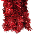 12 foot 6 Ply Luxury Tinsel Garland - Red