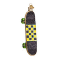 Skateboard Ornament Glass Ornament
