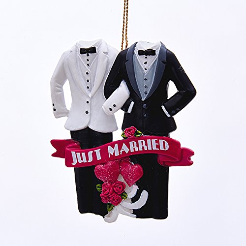 Painted Same Sex Marriage Ornament